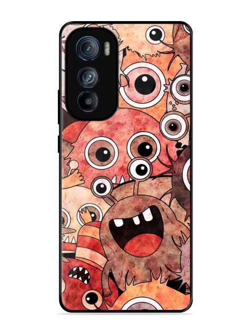 Monster Mash Glossy Soft Edge Case for Motorola Moto Edge 30