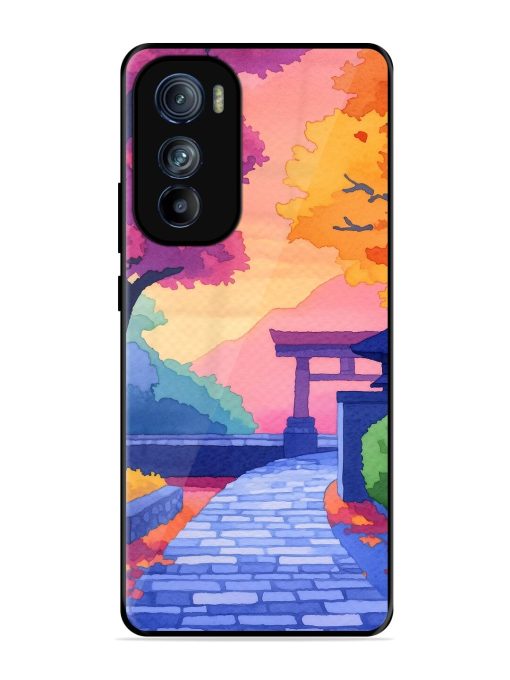 Autumnal Serenity Glossy Soft Edge Case for Motorola Moto Edge 30 Chachhi