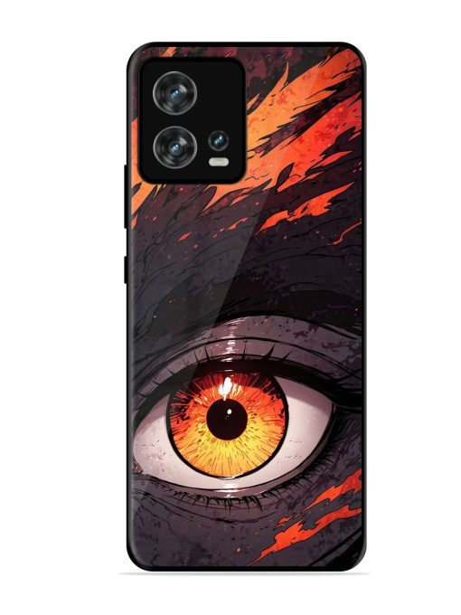 Inferno Gaze Glossy Soft Edge Case for Motorola Moto Edge 30 Fusion Chachhi