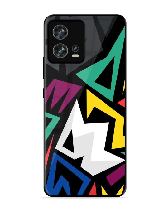 Chaotic Geometry Glossy Soft Edge Case for Motorola Moto Edge 30 Fusion Chachhi