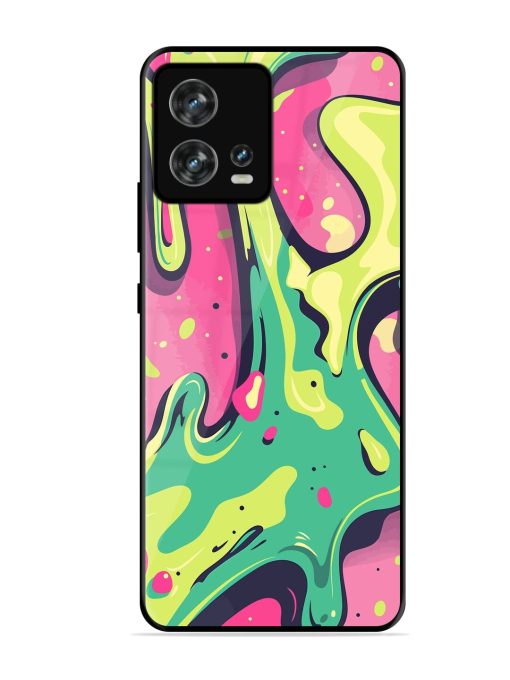 Gooey Grooves Glossy Soft Edge Case for Motorola Moto Edge 30 Fusion Chachhi