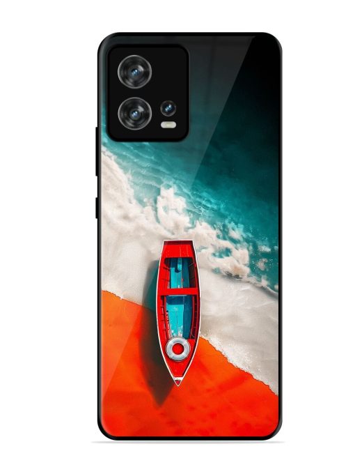 Crimson Tide Glossy Soft Edge Case for Motorola Moto Edge 30 Fusion Chachhi