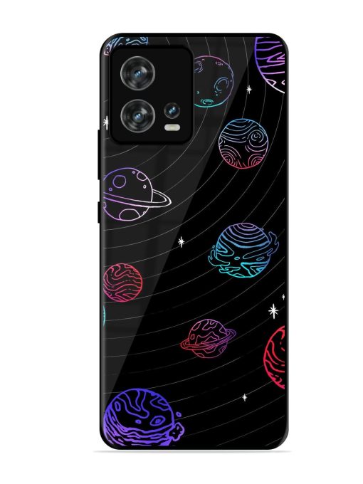 Cosmic Ballet Glossy Soft Edge Case for Motorola Moto Edge 30 Fusion Chachhi