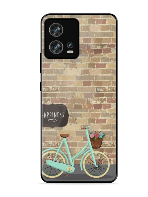 Pedaling Towards Happiness Glossy Soft Edge Case for Motorola Moto Edge 30 Fusion Chachhi