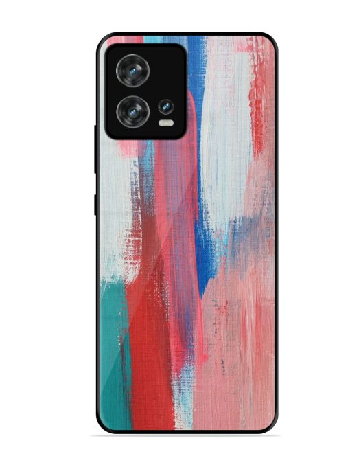 Colorful Chaos Glossy Soft Edge Case for Motorola Moto Edge 30 Fusion Chachhi