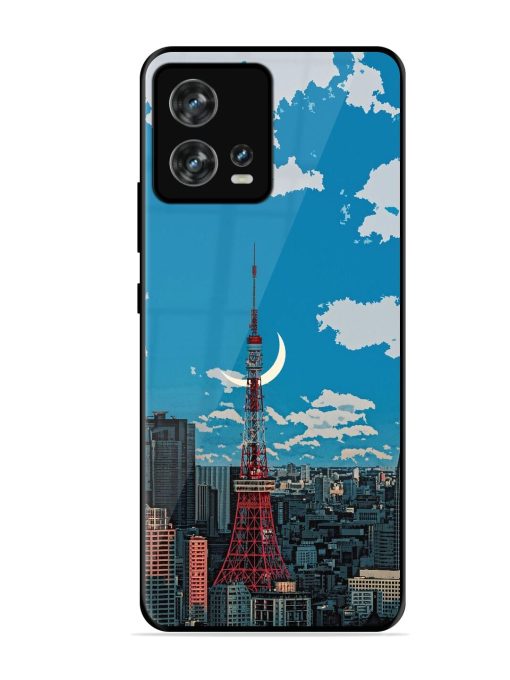 Tokyo Twilight Glossy Soft Edge Case for Motorola Moto Edge 30 Fusion Chachhi