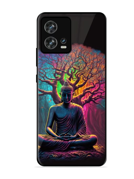 Enlightened Serenity Glossy Soft Edge Case for Motorola Moto Edge 30 Fusion Chachhi