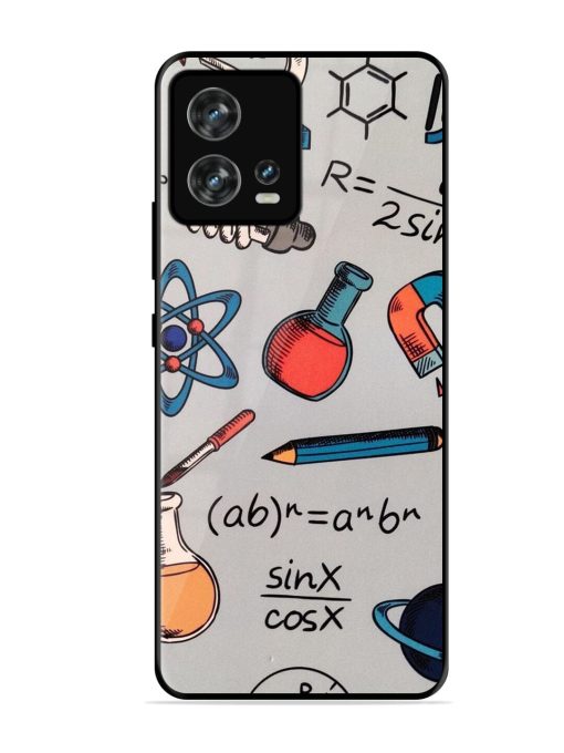 Science Doodle Glossy Soft Edge Case for Motorola Moto Edge 30 Fusion Chachhi