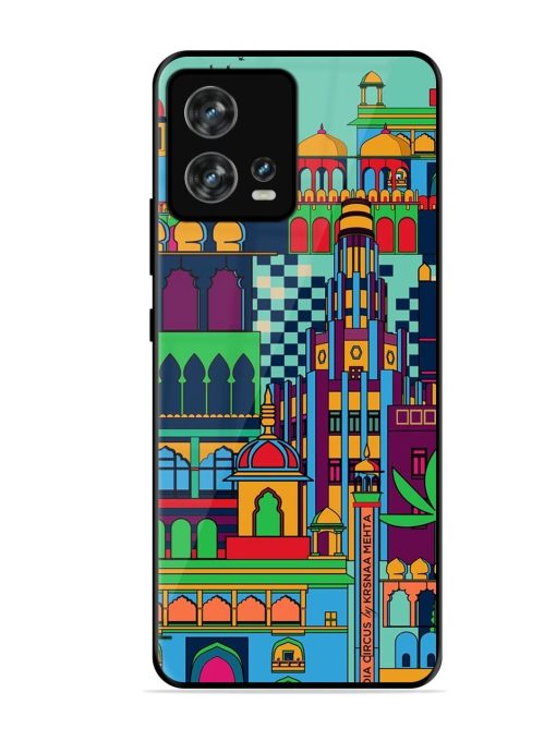 Indian Tapestry Glossy Soft Edge Case for Motorola Moto Edge 30 Fusion Chachhi