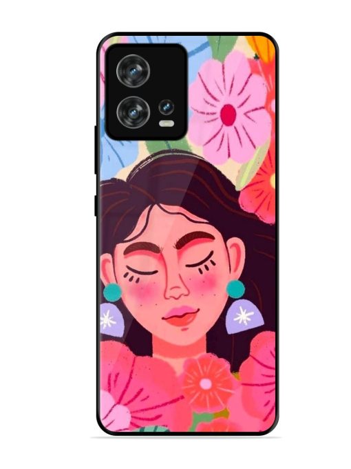 Blooming Serenity Glossy Soft Edge Case for Motorola Moto Edge 30 Fusion Chachhi