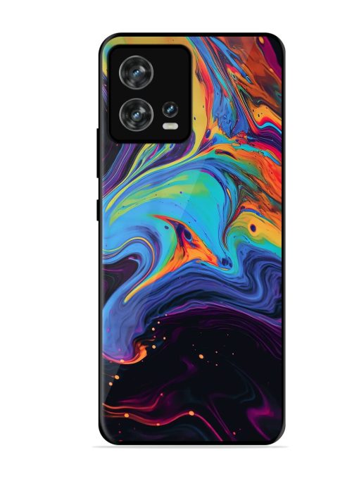 Liquid Dreamscape Glossy Soft Edge Case for Motorola Moto Edge 30 Fusion Chachhi