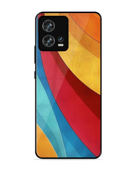 Curving Canvas Glossy Soft Edge Case for Motorola Moto Edge 30 Fusion Chachhi