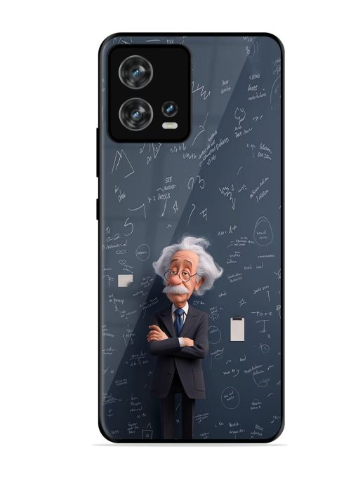 Albert Einstein Glossy Soft Edge Case for Motorola Moto Edge 30 Fusion Chachhi