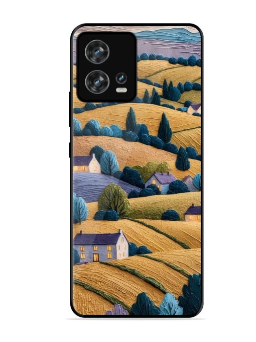 Rolling Hilltop Haven Glossy Soft Edge Case for Motorola Moto Edge 30 Fusion Chachhi