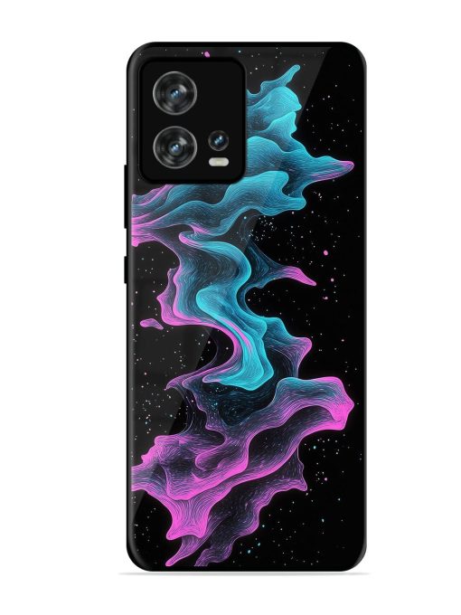 Cosmic Currents Glossy Soft Edge Case for Motorola Moto Edge 30 Fusion Chachhi