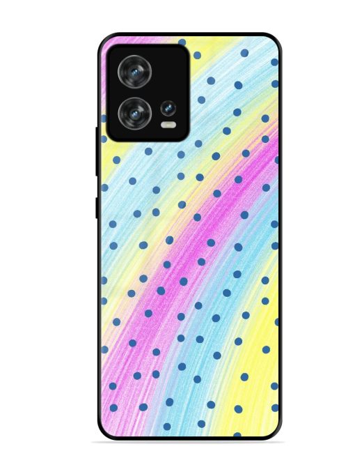 Polka Dot Paradise Glossy Soft Edge Case for Motorola Moto Edge 30 Fusion Chachhi