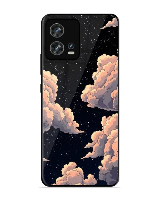 Starry Night Dreams Glossy Soft Edge Case for Motorola Moto Edge 30 Fusion Chachhi