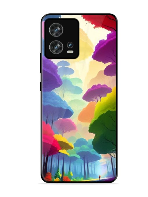 Rainbow Road Glossy Soft Edge Case for Motorola Moto Edge 30 Fusion