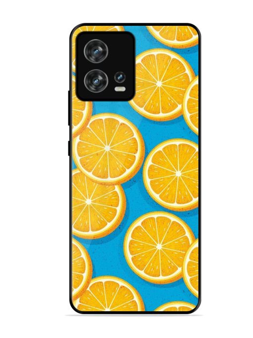 Citrus Symphony Glossy Soft Edge Case for Motorola Moto Edge 30 Fusion Chachhi