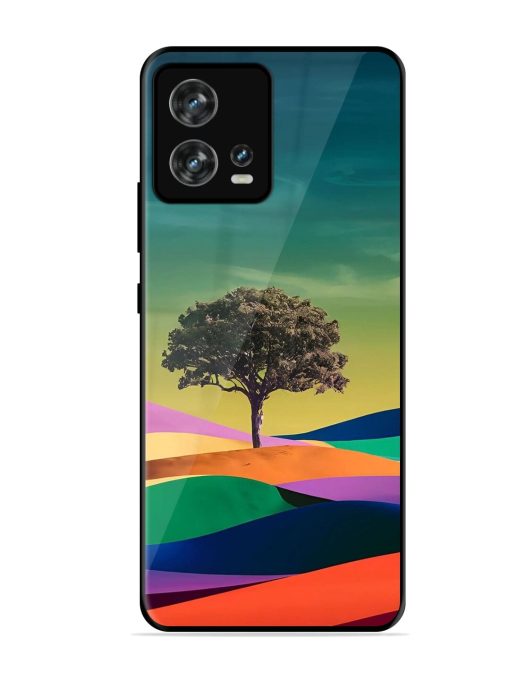 Rainbow'S Lone Sentinel Glossy Soft Edge Case for Motorola Moto Edge 30 Fusion Chachhi