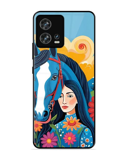 Equine Enchantment Glossy Soft Edge Case for Motorola Moto Edge 30 Fusion Chachhi