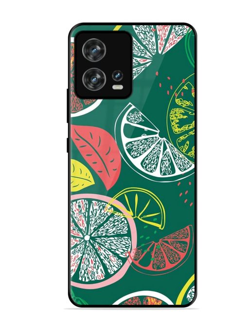 Citrus Symphony Glossy Soft Edge Case for Motorola Moto Edge 30 Fusion Chachhi