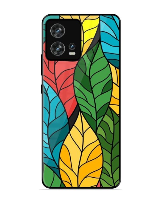 Foliage Fiesta Glossy Soft Edge Case for Motorola Moto Edge 30 Fusion Chachhi