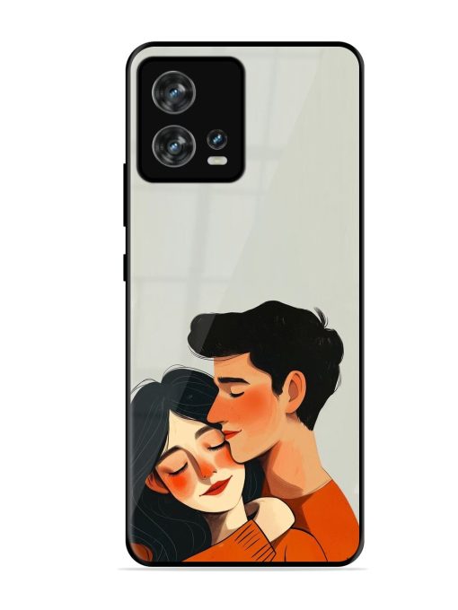 Craft Couples Glossy Soft Edge Case for Motorola Moto Edge 30 Fusion Chachhi