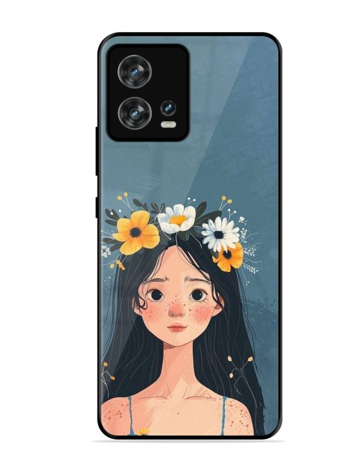 Gurl Art Glossy Soft Edge Case for Motorola Moto Edge 30 Fusion Chachhi