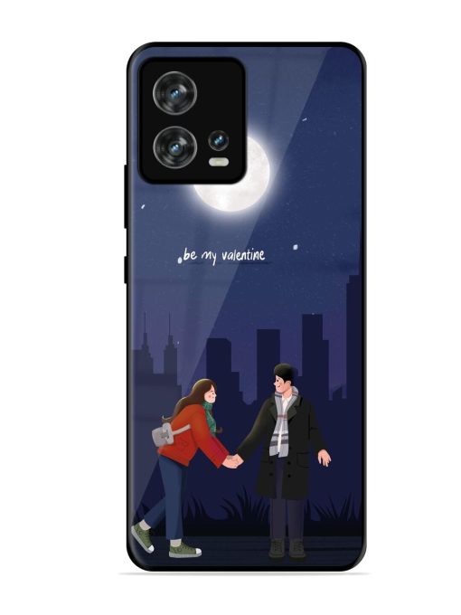 Moonlight Proposal Glossy Soft Edge Case for Motorola Moto Edge 30 Fusion Chachhi