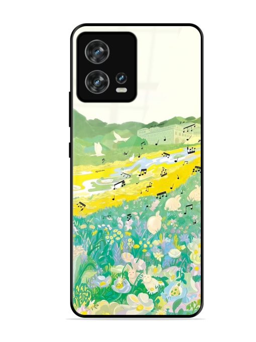 Melody In Bloom Glossy Soft Edge Case for Motorola Moto Edge 30 Fusion Chachhi