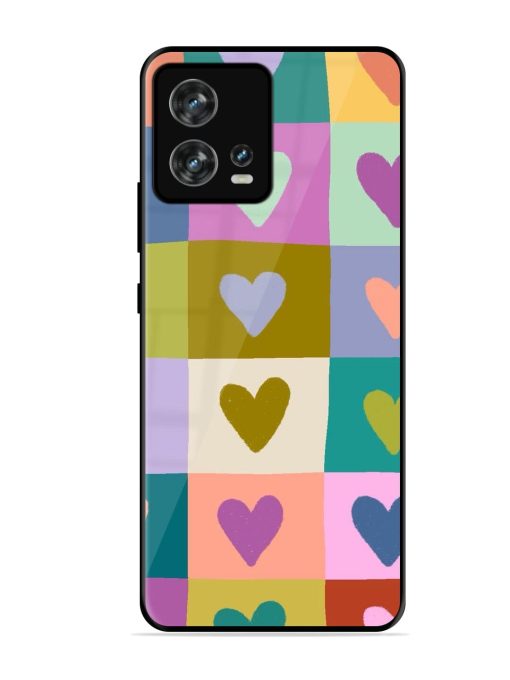 Box Of Hearts Glossy Soft Edge Case for Motorola Moto Edge 30 Fusion Chachhi