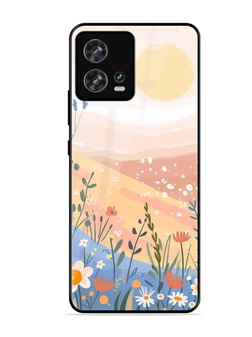 Golden Hour Blooms Glossy Soft Edge Case for Motorola Moto Edge 30 Fusion Chachhi