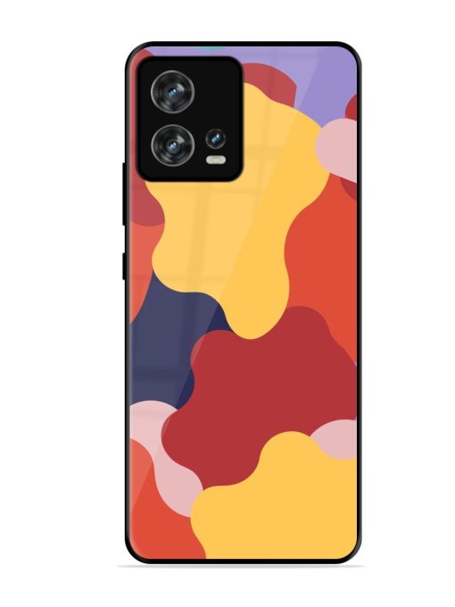 Gooey Color Chaos Glossy Soft Edge Case for Motorola Moto Edge 30 Fusion Chachhi