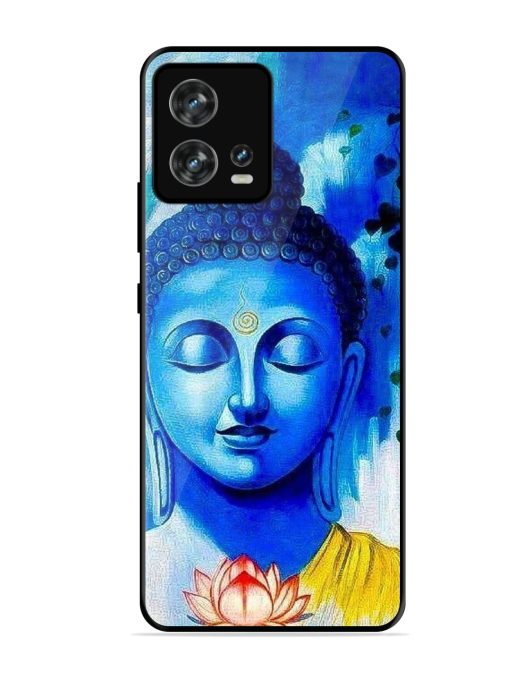 Serene Buddha With Lotus Glossy Soft Edge Case for Motorola Moto Edge 30 Fusion