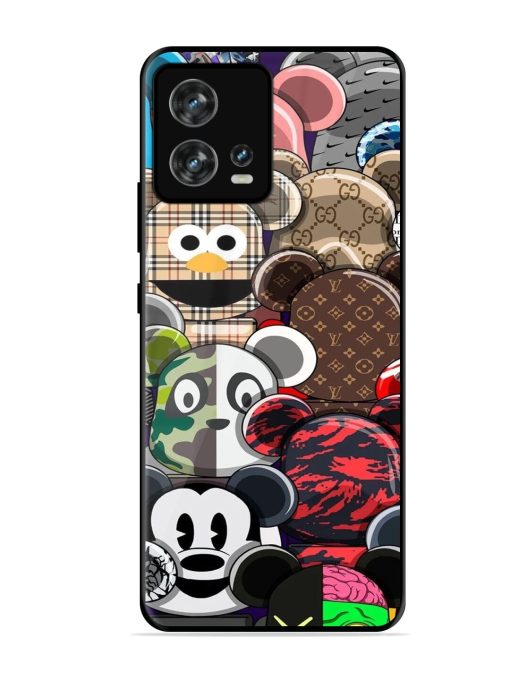 Streetwear Bearbrick Extravaganza Glossy Soft Edge Case for Motorola Moto Edge 30 Fusion Chachhi