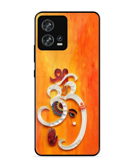 Ganesha In Quilling Art Glossy Soft Edge Case for Motorola Moto Edge 30 Fusion