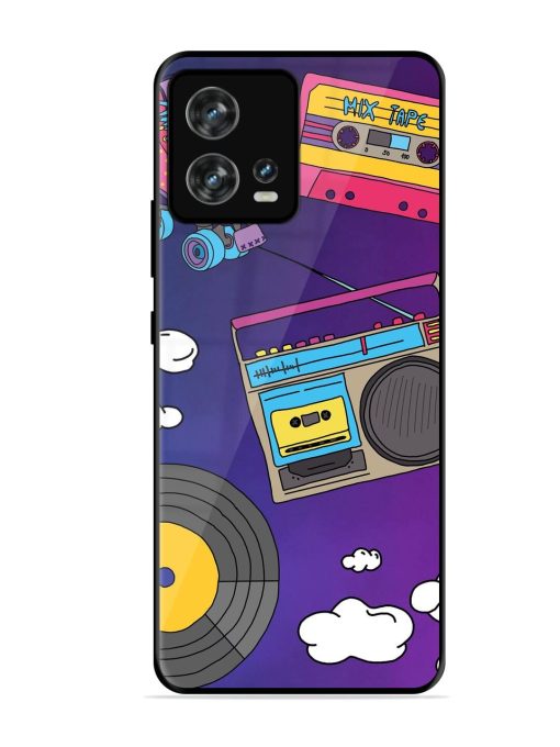 Retro Vibes Glossy Soft Edge Case for Motorola Moto Edge 30 Fusion Chachhi