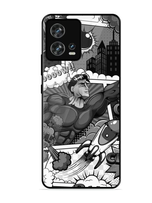 Comic Book Chaos Glossy Soft Edge Case for Motorola Moto Edge 30 Fusion Chachhi