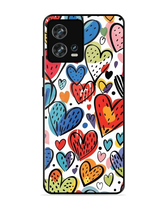 Heartfelt Harmony Glossy Soft Edge Case for Motorola Moto Edge 30 Fusion