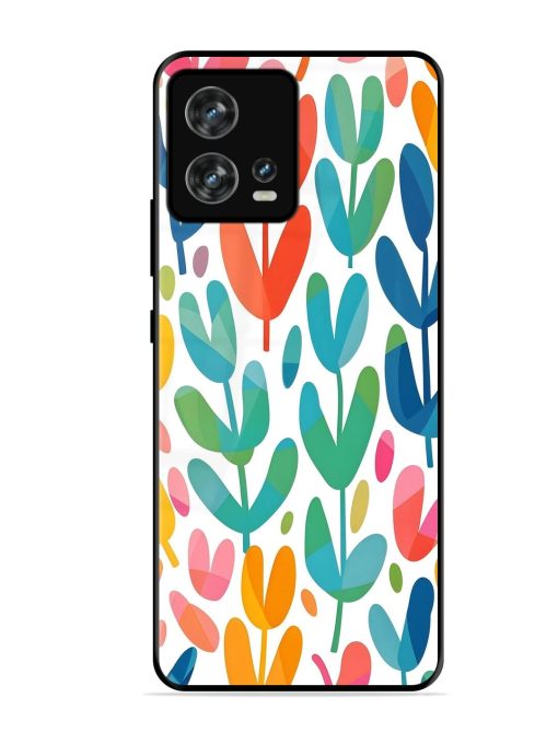 Rainbow Of Blooms Glossy Soft Edge Case for Motorola Moto Edge 30 Fusion Chachhi