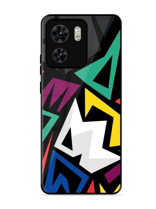 Chaotic Geometry Glossy Soft Edge Case for Motorola Moto Edge 40 Chachhi