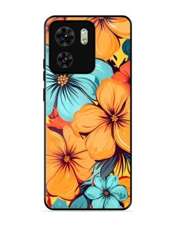 Tropical Bloom Glossy Soft Edge Case for Motorola Moto Edge 40