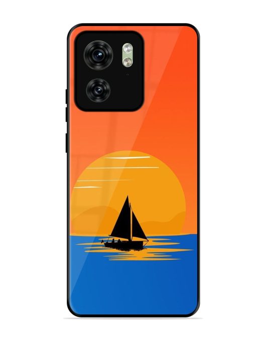 Sunset Sail Glossy Soft Edge Case for Motorola Moto Edge 40