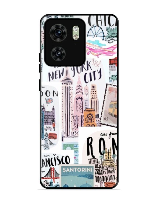 Travelogue Glossy Soft Edge Case for Motorola Moto Edge 40