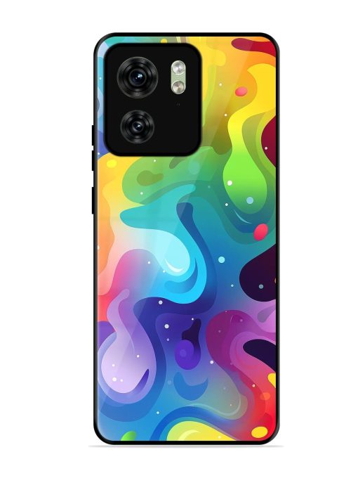 Rainbow River Glossy Soft Edge Case for Motorola Moto Edge 40