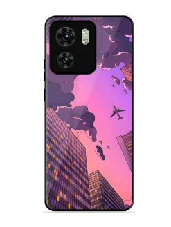 Urban Twilight Glossy Soft Edge Case for Motorola Moto Edge 40