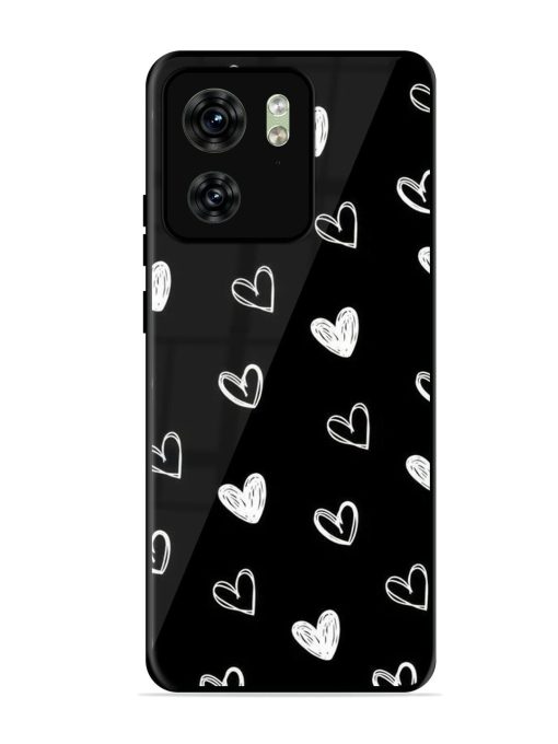 Scattered Hearts Glossy Soft Edge Case for Motorola Moto Edge 40 Chachhi