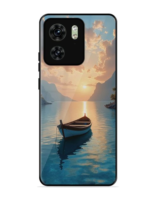 Serene Sunset Glossy Soft Edge Case for Motorola Moto Edge 40