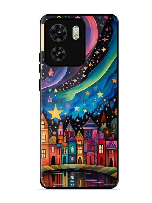 Starlit Village Glossy Soft Edge Case for Motorola Moto Edge 40